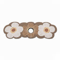 Anna-Kaci Floral Faucet Mat Sink Splash Guard for Kitchen and Bathroom 4 Pack