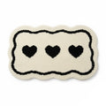 Anna-Kaci Abstract Floral Pattern Tufted Bath Mat Soft Bathroom Floor Rug