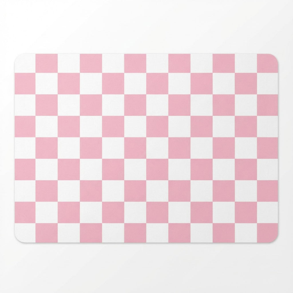 Anna-Kaci Checkered Kitchen Sink Faucet Splash Guard Mat Absorbent Countertop Protector 2 Pack