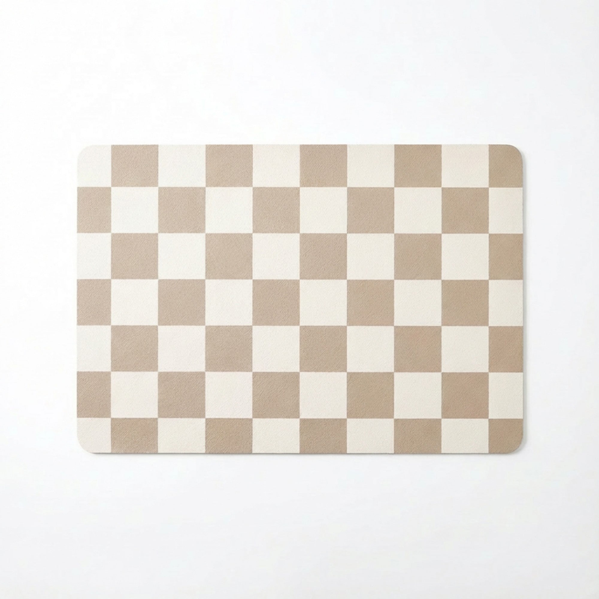Anna-Kaci Checkered Kitchen Sink Faucet Splash Guard Mat Absorbent Countertop Protector 2 Pack Set
