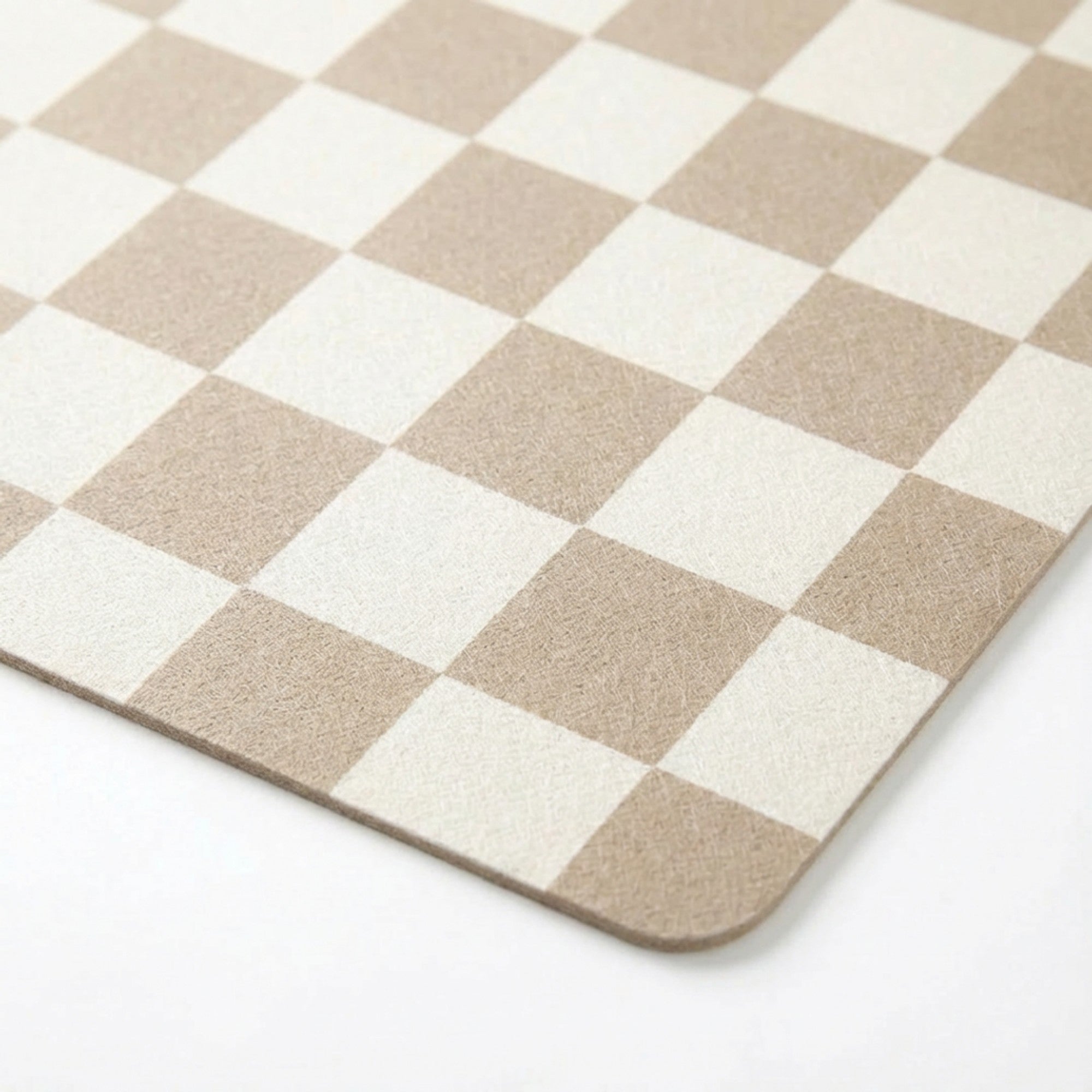Anna-Kaci Checkered Kitchen Sink Faucet Splash Guard Mat Absorbent Countertop Protector 2 Pack Set