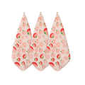 Alilang Fruit Pattern Kitchen Towels 3 Piece Set Soft Absorbent Lightweight Dish Towels for Everyday Cleaning