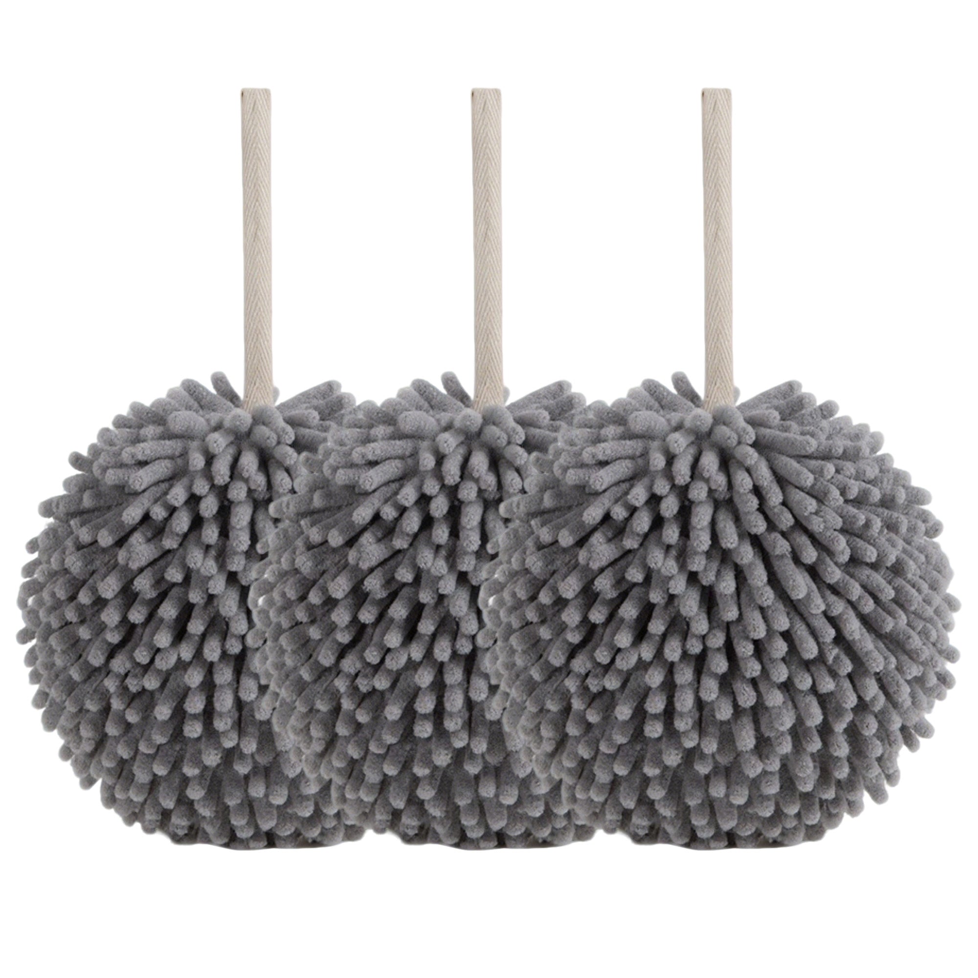 Alilang Microfiber Chenille Cleaning Sponges 3 Piece Set Reusable Absorbent Household Scrubbing Pads
