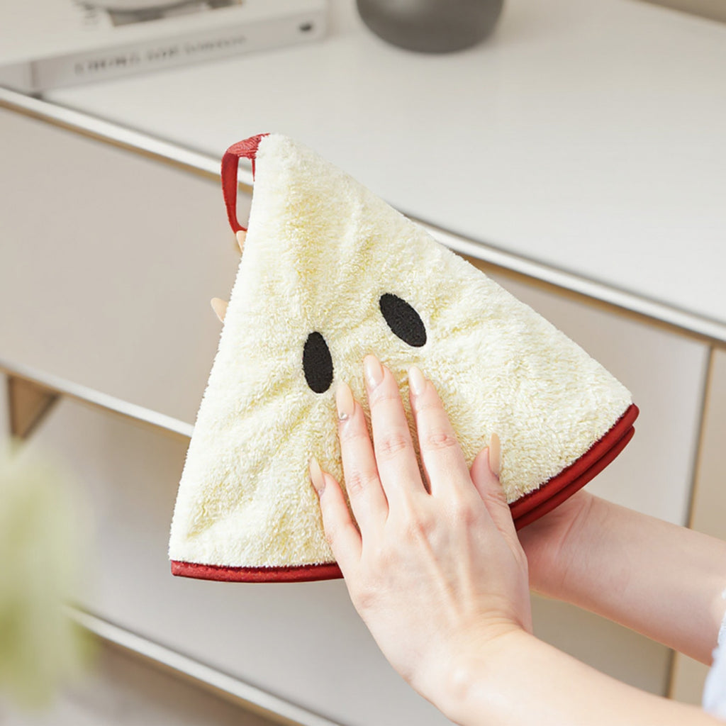 Alilang Novelty Hanging Kitchen Cleaning Towel Soft Absorbent Reusable Microfiber Dish and Hand Towel