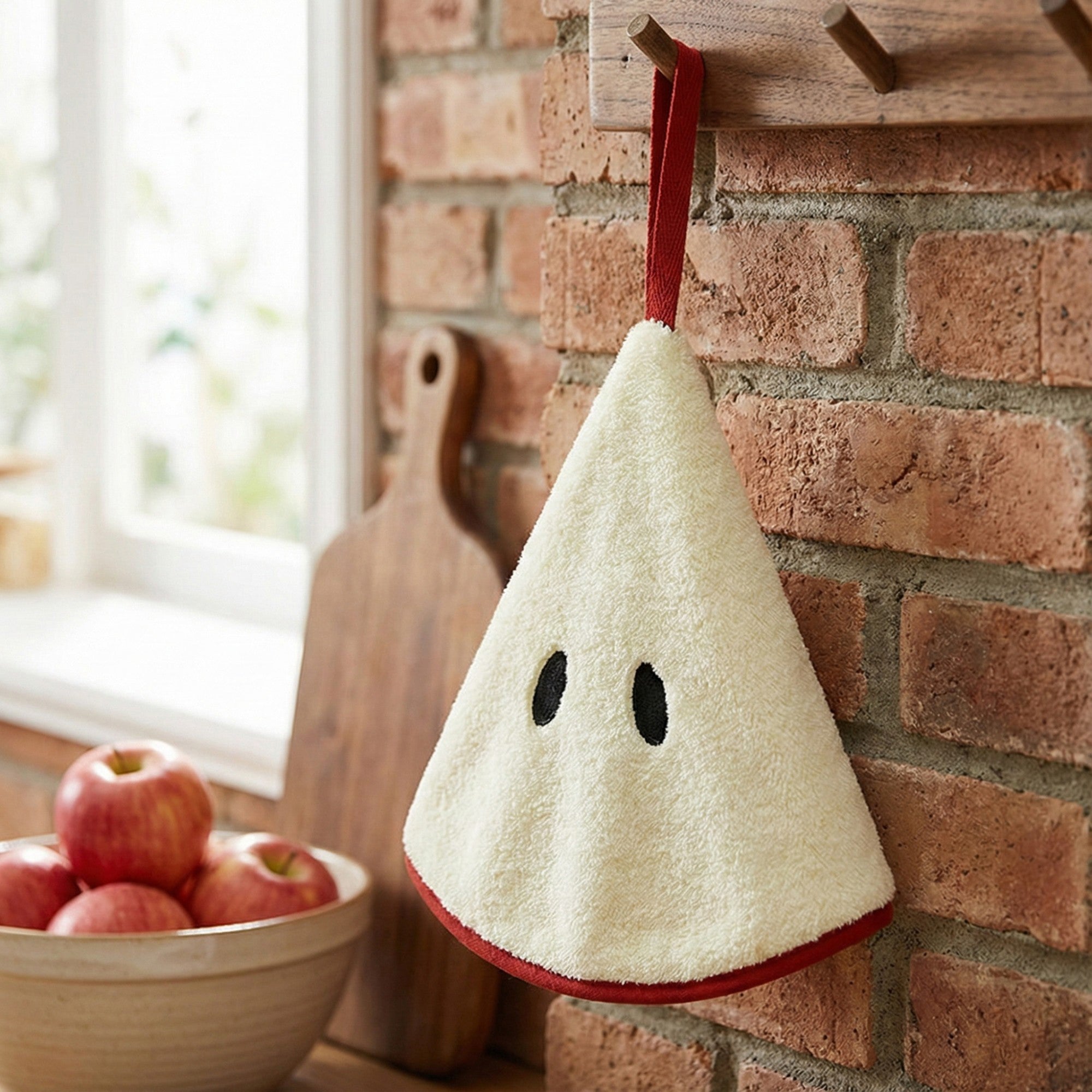 Alilang Novelty Hanging Kitchen Cleaning Towel Soft Absorbent Reusable Microfiber Dish and Hand Towel
