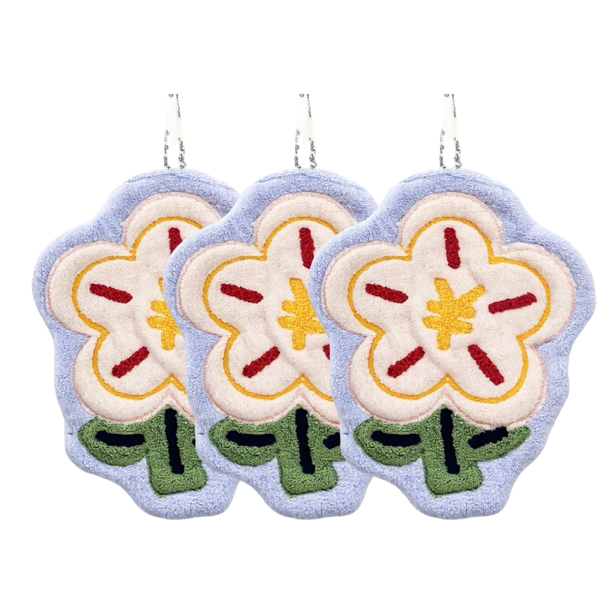 Alilang 3 Pack Novelty Hanging Kitchen Cleaning Towels Soft Absorbent Reusable Microfiber Dish Towels