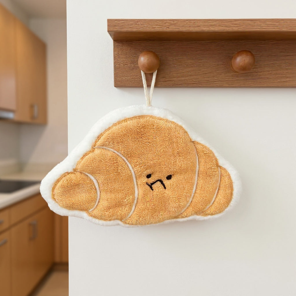 Alilang Croissant Shaped Plush Kitchen Sponge Soft Absorbent Reusable Dish Cleaning Sponge