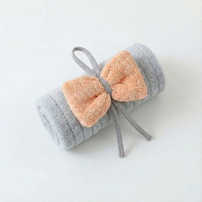 Alilang 3 Pack Hanging Kitchen Hand Towels Soft Absorbent Ribbed Towels with Decorative Bow and Loop