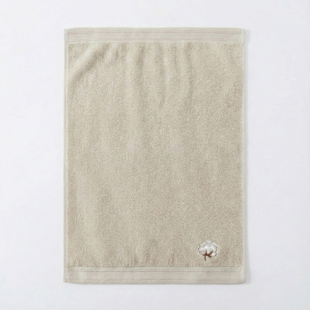 Alilang 3 Pack Cotton Hand Towels Soft Absorbent Terry Towels with Embroidered Detail