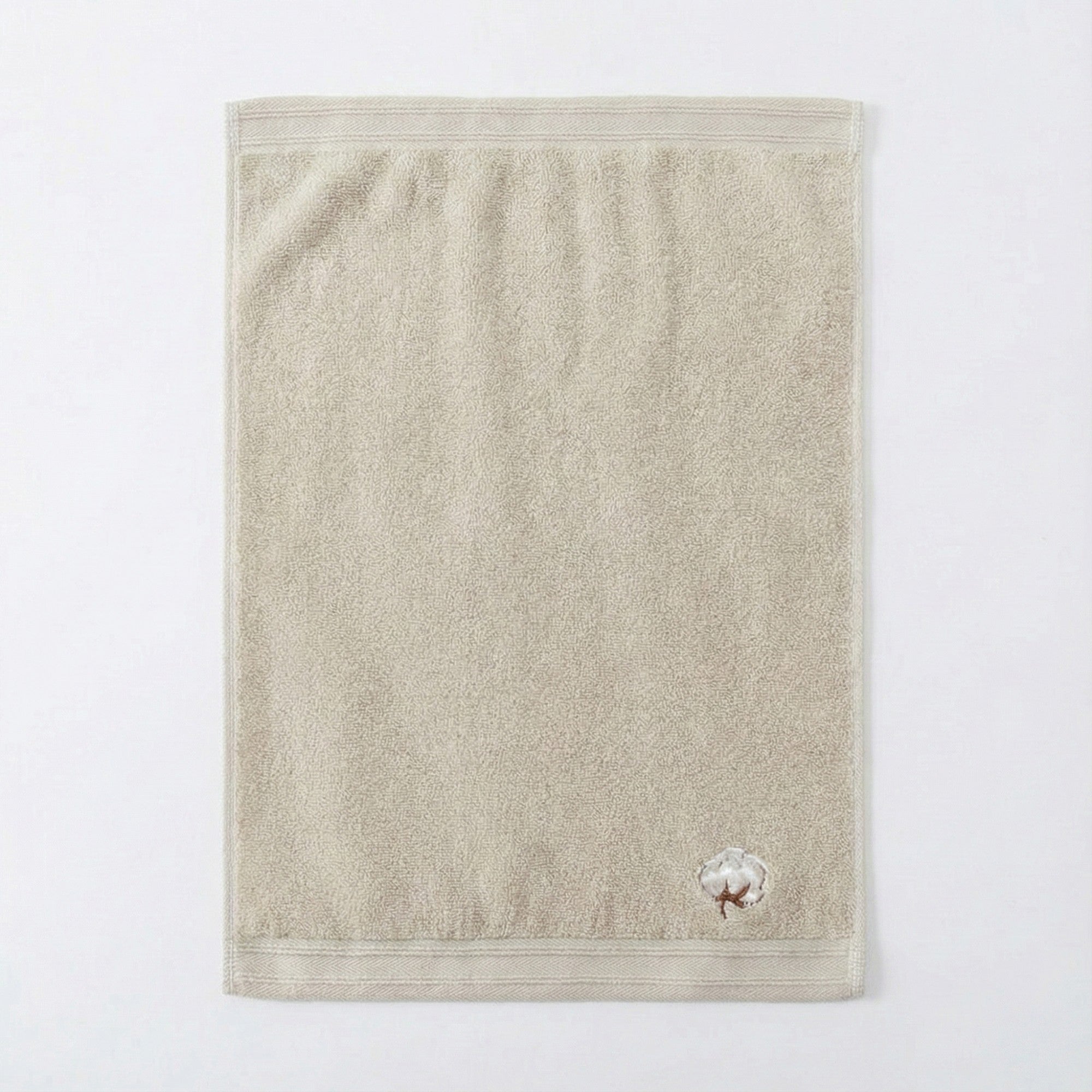 Alilang 3 Pack Cotton Hand Towels Soft Absorbent Terry Towels with Embroidered Detail