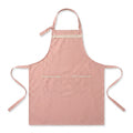 Anna-Kaci Kitchen Apron Gingham Check Pattern with Lace Trim Adjustable Neck Strap Dual Front Pockets