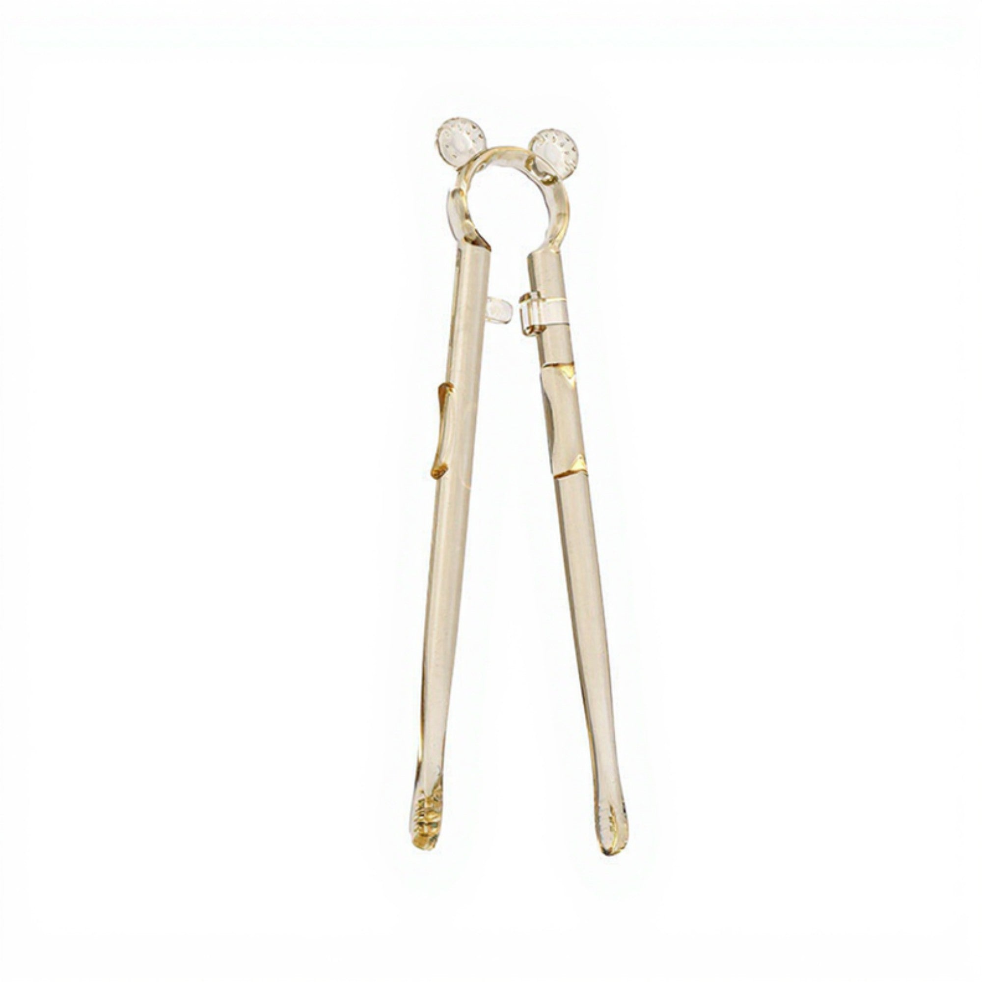 Anna-Kaci Reusable Glass Chopsticks Set of 2 with Decorative Ring Detail Elegant Dining Utensils