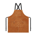 Anna-Kaci Heavy Duty Work Apron with Adjustable Cross Back Straps Multiple Tool Pockets and Reinforced Construction