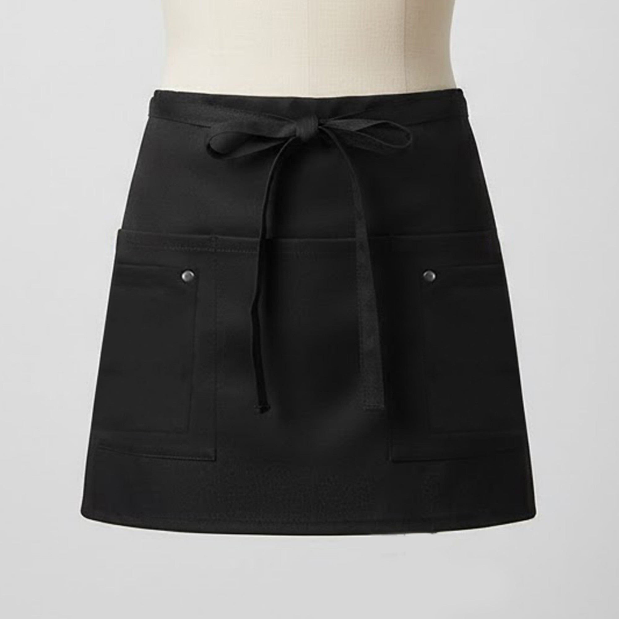 Anna-Kaci Waist Apron with Adjustable Ties and Dual Front Pockets for Kitchen Cooking Baking and Crafting