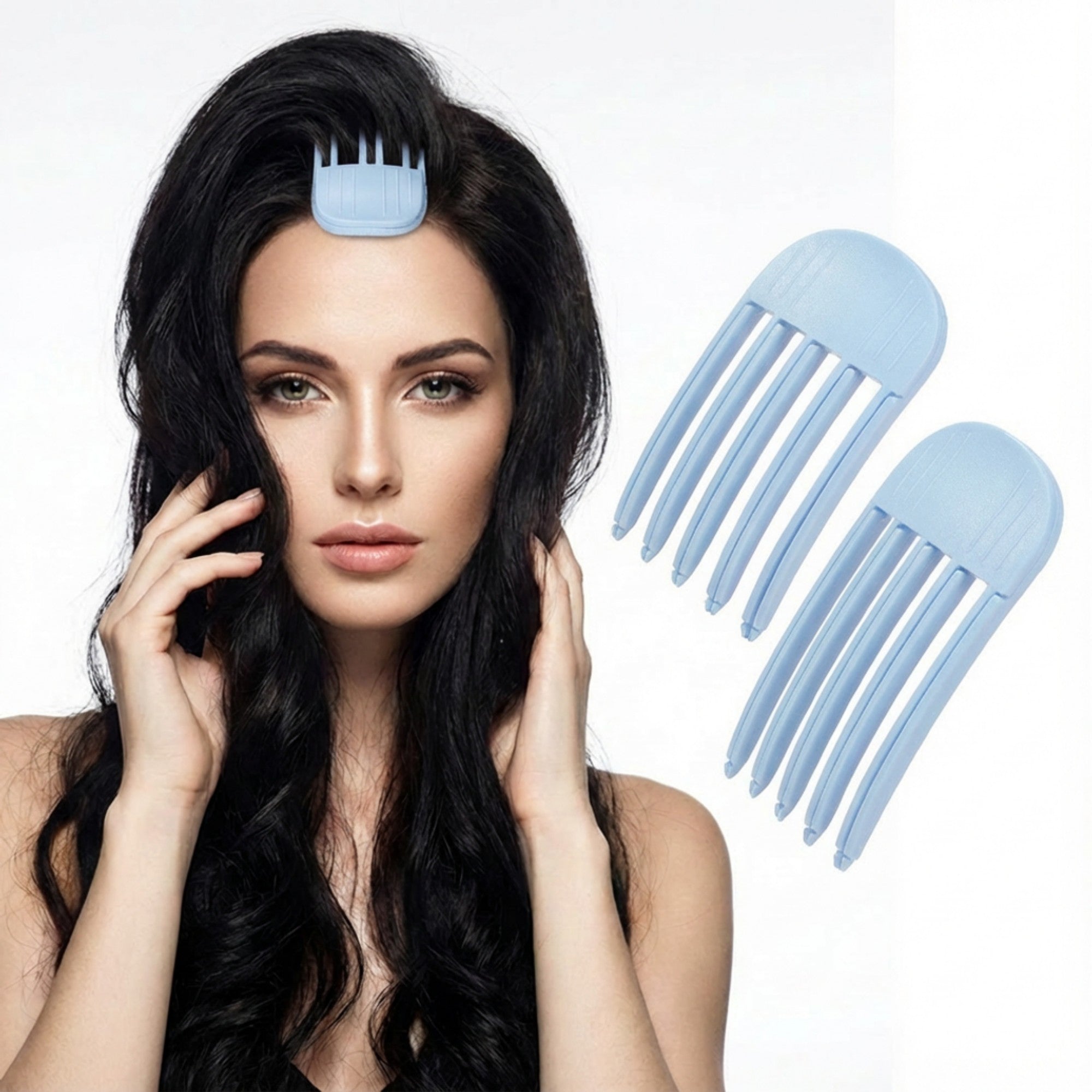Anna-Kaci Hair Root Volumizing Clips 6-Piece Set Lift and Fluff Styling Tool
