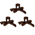 Anna-Kaci Womens Bow Style Hair Claw Clips Three Pack Medium Size