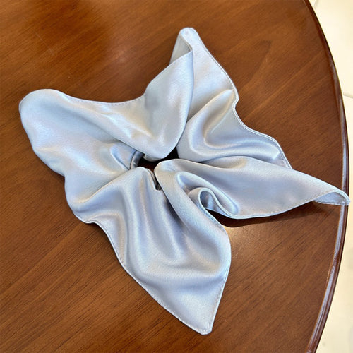 Anna-Kaci 2 Pack Satin Scrunchies Soft Hair Ties with Elegant Finish