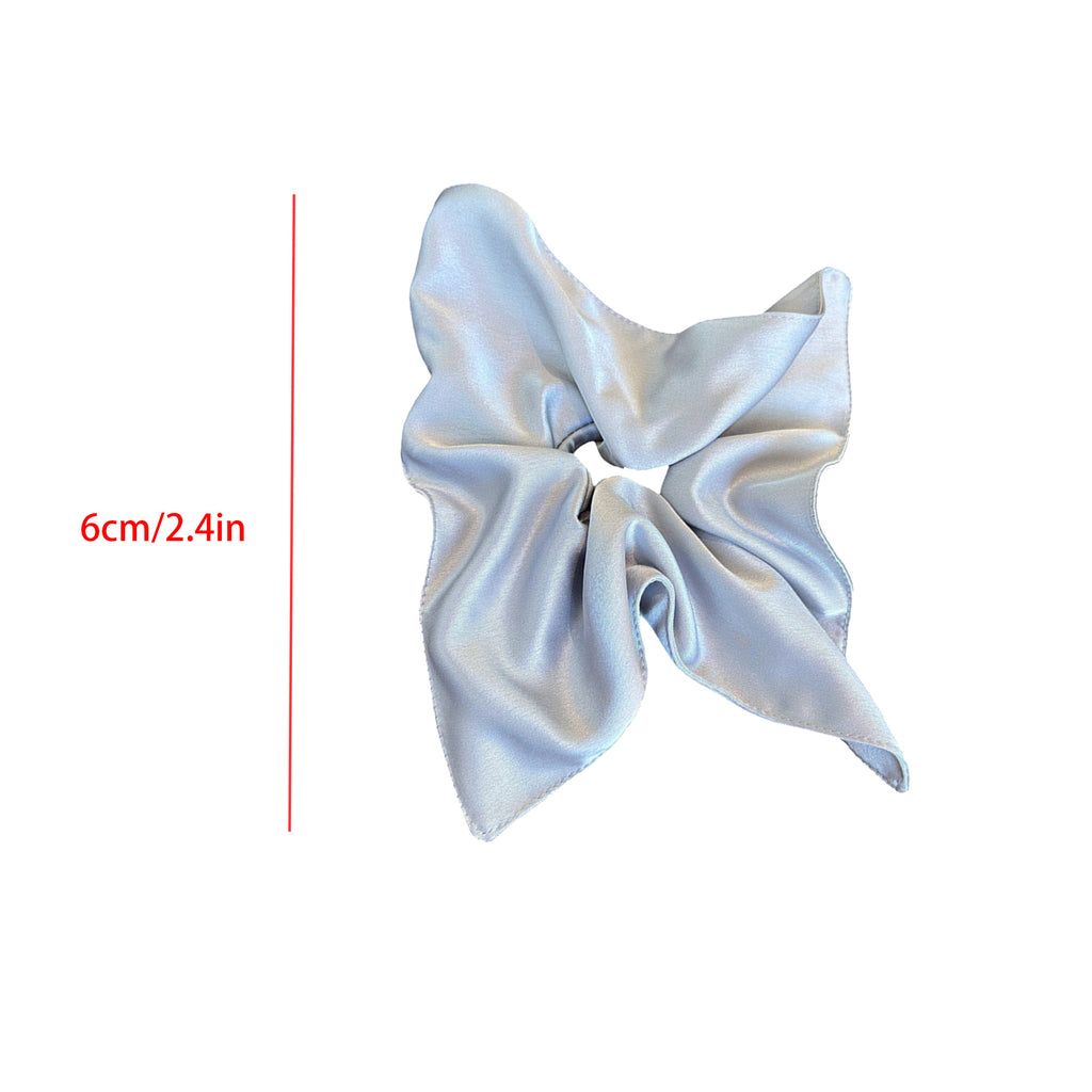 Anna-Kaci 2 Pack Satin Scrunchies Soft Hair Ties with Elegant Finish