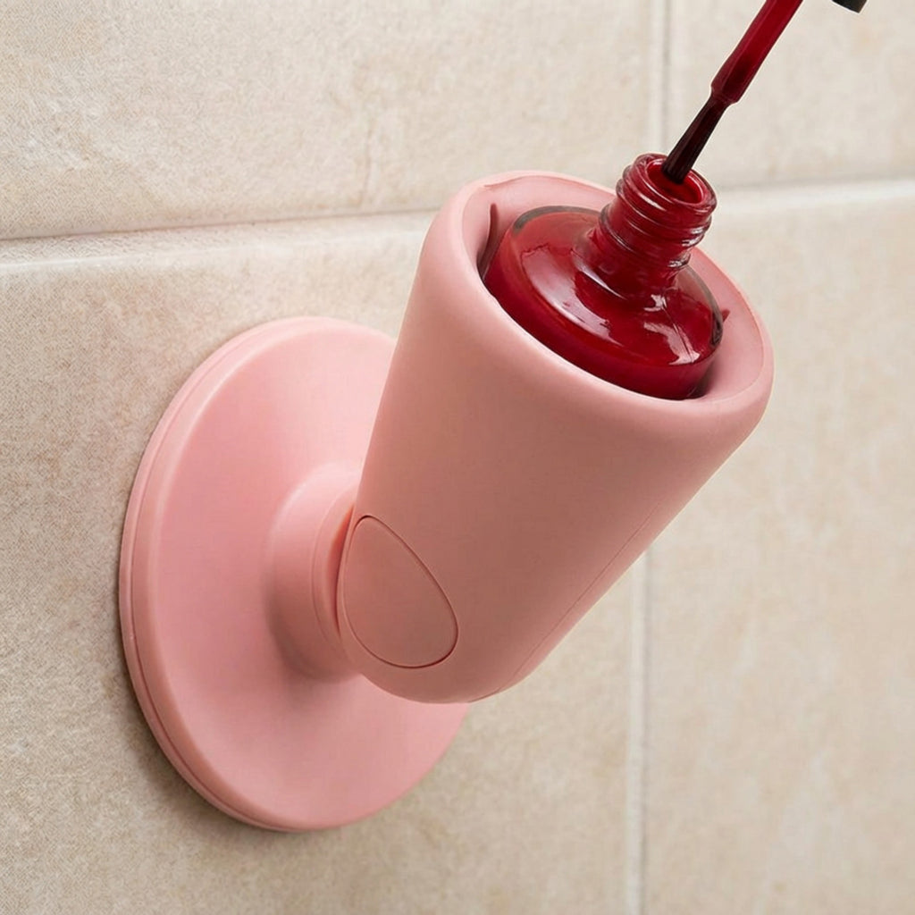 Anna-Kaci Suction Nail Polish Holder with Adjustable Tilt Design