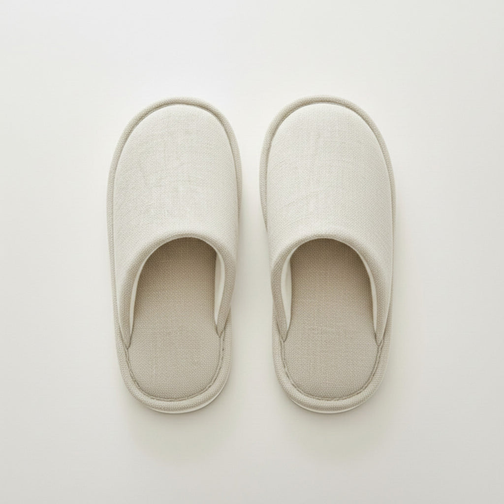 Anna-Kaci Lounge Women's Closed Toe Slide House Slippers with Woven Texture Upper and Cushioned Footbed