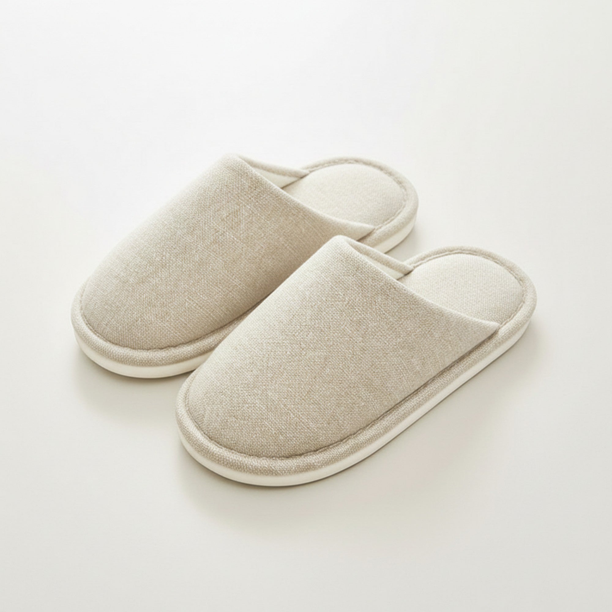 Anna-Kaci Lounge Women's Closed Toe Slide House Slippers with Woven Texture Upper and Cushioned Footbed