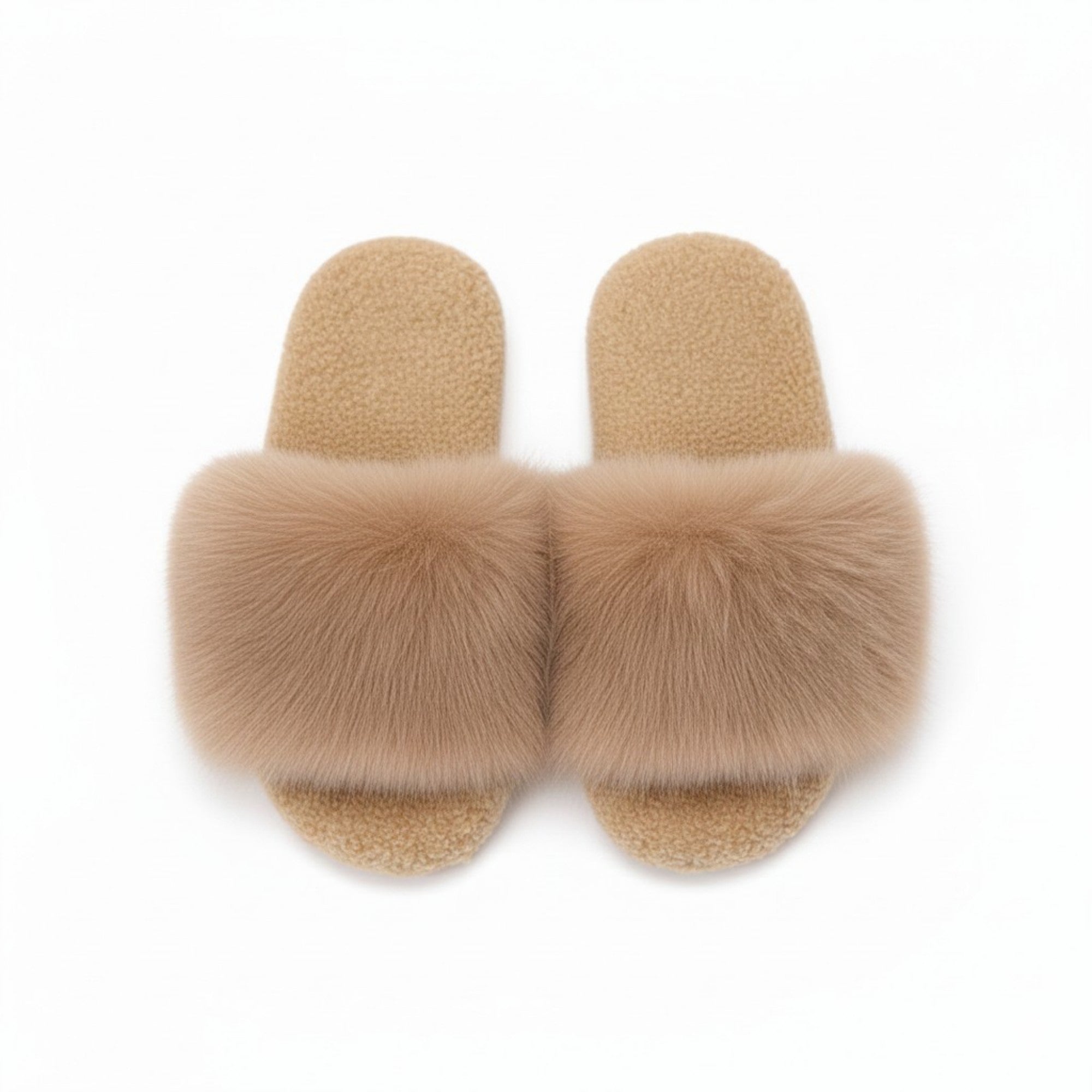 Anna-Kaci Lounge Women's Plush Slide House Slippers with Oversized Faux Fur Upper and Soft Cushioned Footbed