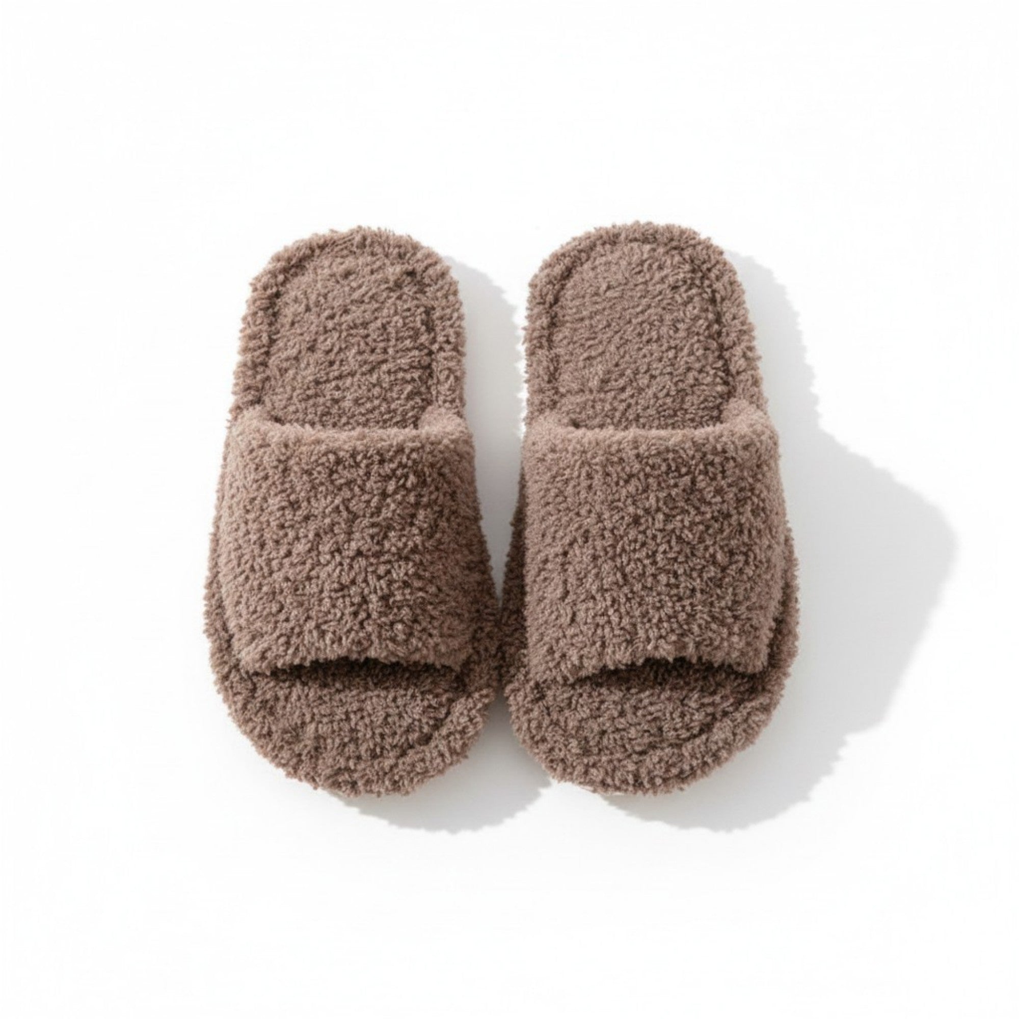 Anna-Kaci Lounge Women's Plush Slide House Slippers with Soft Textured Upper and Cushioned Comfort Footbed