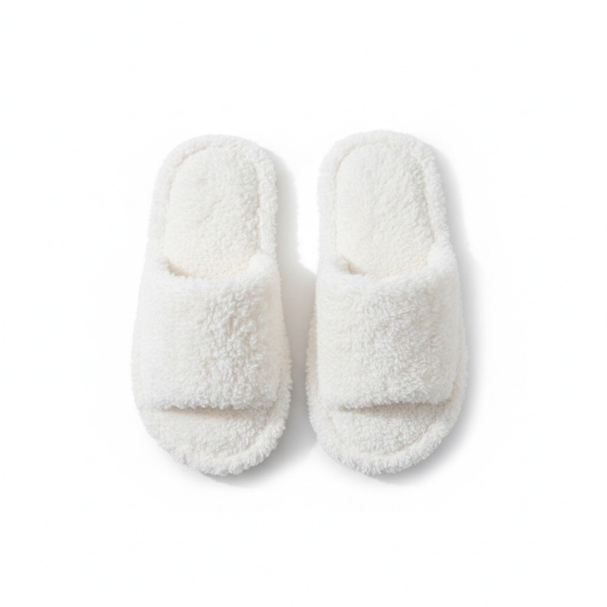 Anna-Kaci Lounge Women's Plush Slide House Slippers with Soft Textured Upper and Cushioned Comfort Footbed