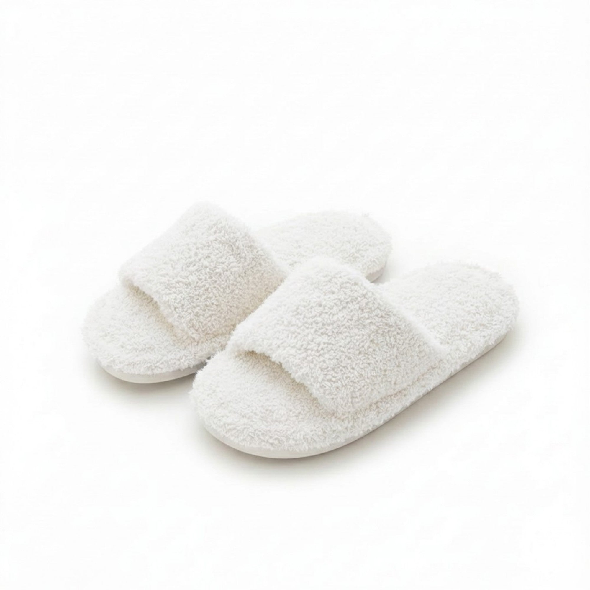Anna-Kaci Lounge Women's Plush Slide House Slippers with Soft Textured Upper and Cushioned Comfort Footbed