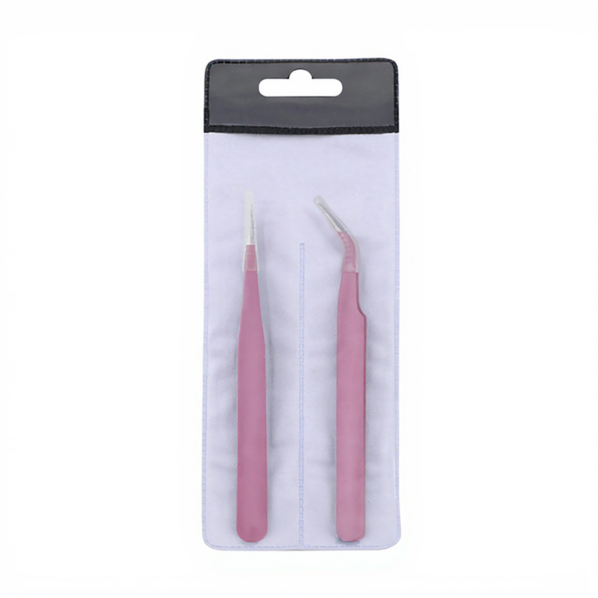 Anna-Kaci Precision Tweezers Set with Straight and Angled Tips for Hair Removal and Grooming