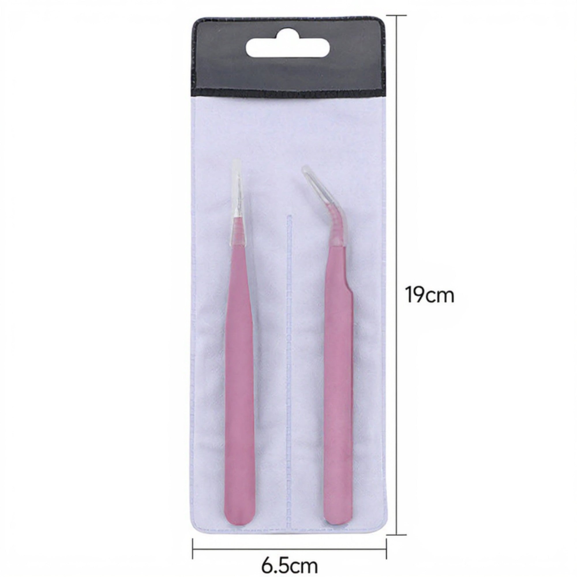 Anna-Kaci Precision Tweezers Set with Straight and Angled Tips for Hair Removal and Grooming