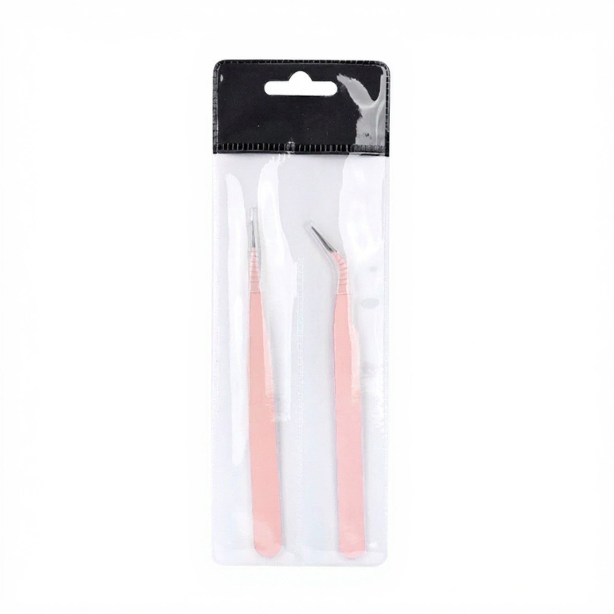Anna-Kaci Precision Tweezers Set with Straight and Angled Tips for Hair Removal and Grooming
