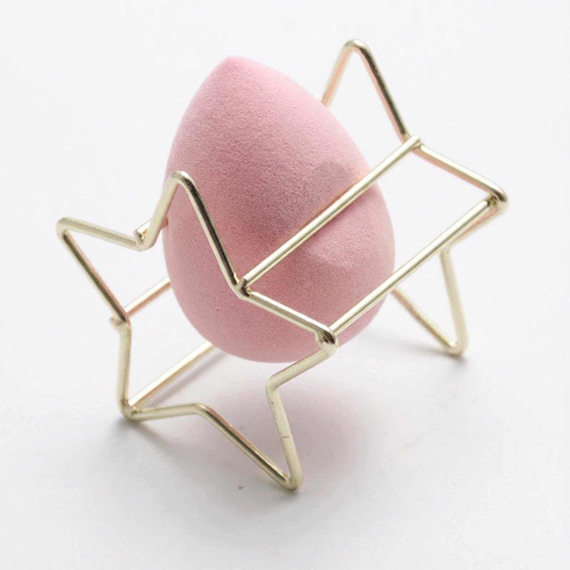 Anna-Kaci Star Shaped Beauty Sponge Holder Set of 6 Makeup Blender Drying and Storage Stands