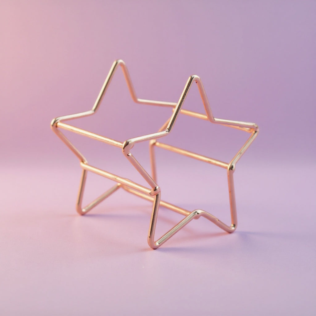 Anna-Kaci Star Shaped Beauty Sponge Holder Set of 6 Makeup Blender Drying and Storage Stands