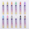 Anna-Kaci 12-Piece Nail Art Marker Set with Precision Fine Tip Pens for Detailed Nail Design and Creative Manicures