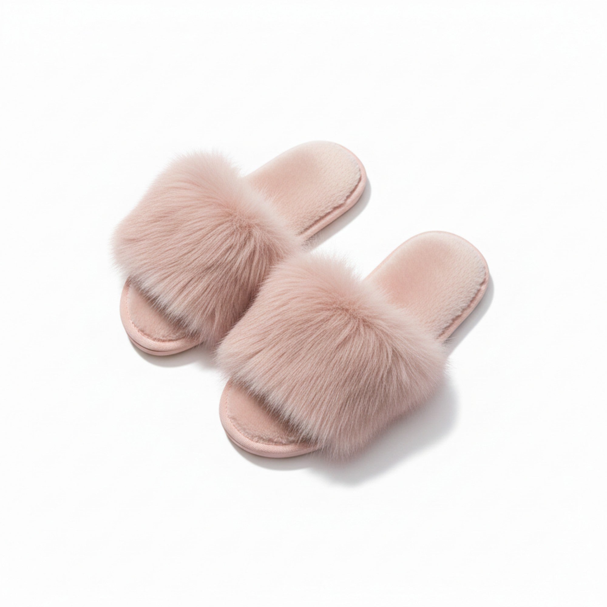 Anna-Kaci Lounge Women¡¯s Plush Faux Fur Slide Slippers with Soft Cushioned Footbed and Indoor Sole