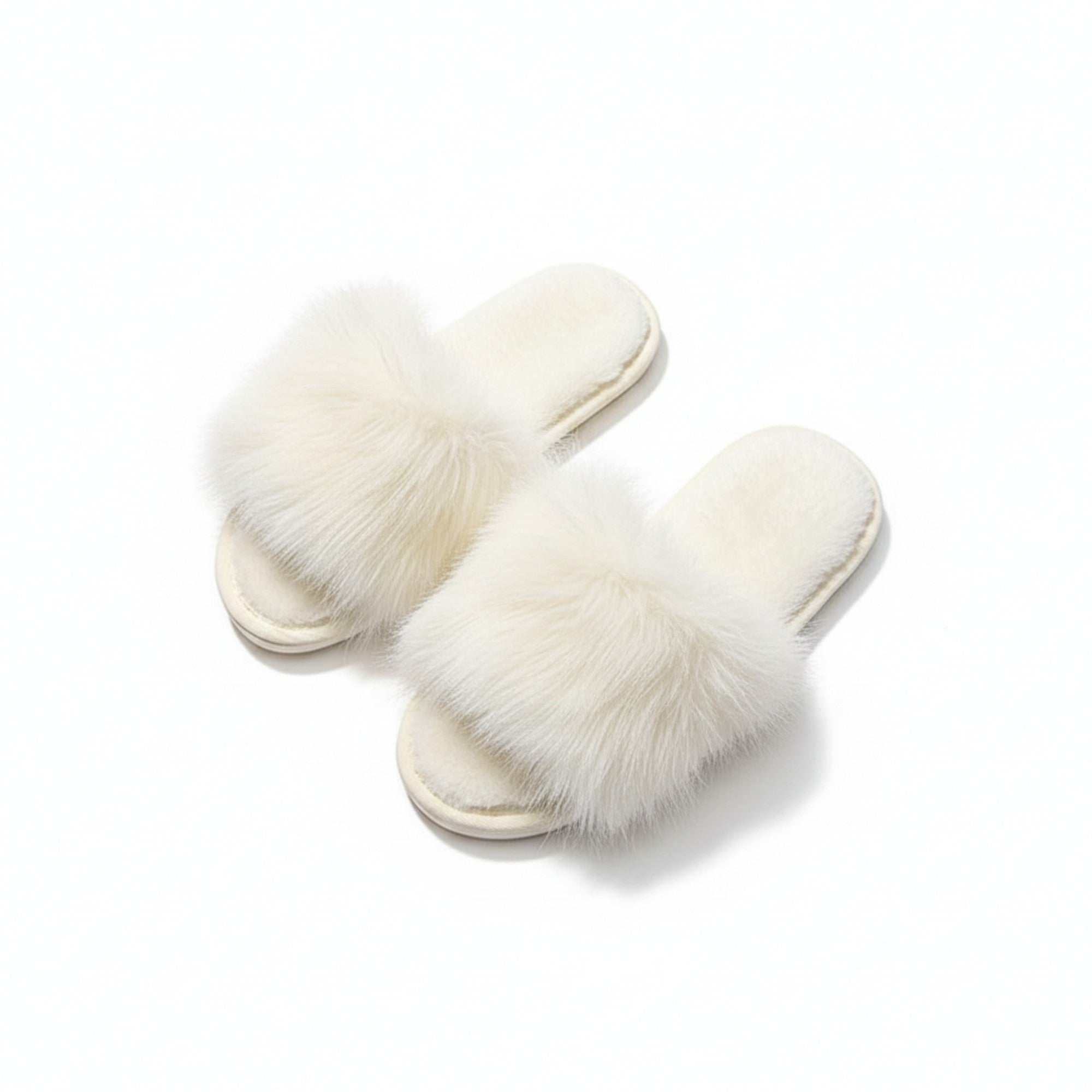 Anna-Kaci Lounge Women¡¯s Plush Faux Fur Slide Slippers with Soft Cushioned Footbed and Indoor Sole