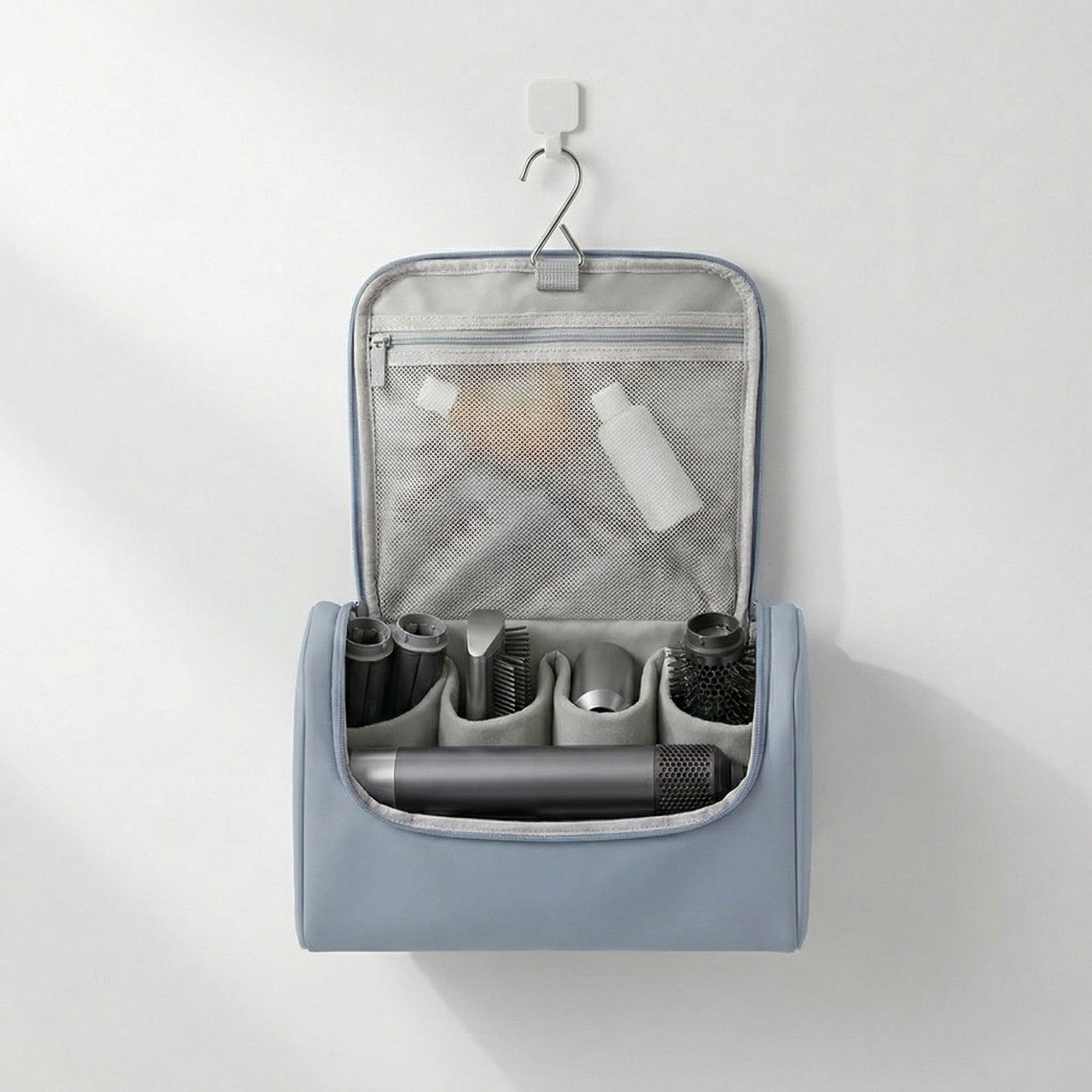 Anna-Kaci Portable Makeup Organizer Case with Multiple Compartments and Top Handle
