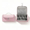 Anna-Kaci Portable Makeup Organizer Case with Multiple Compartments and Top Handle