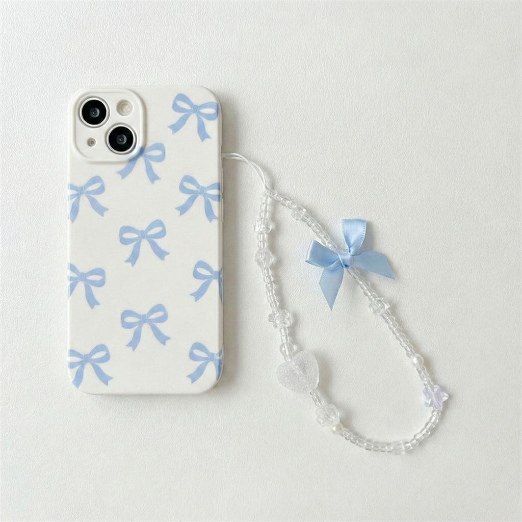 Anna-Kaci 3-PC Star Beaded Phone Charm Strap with Pearl-Style Accent Beads