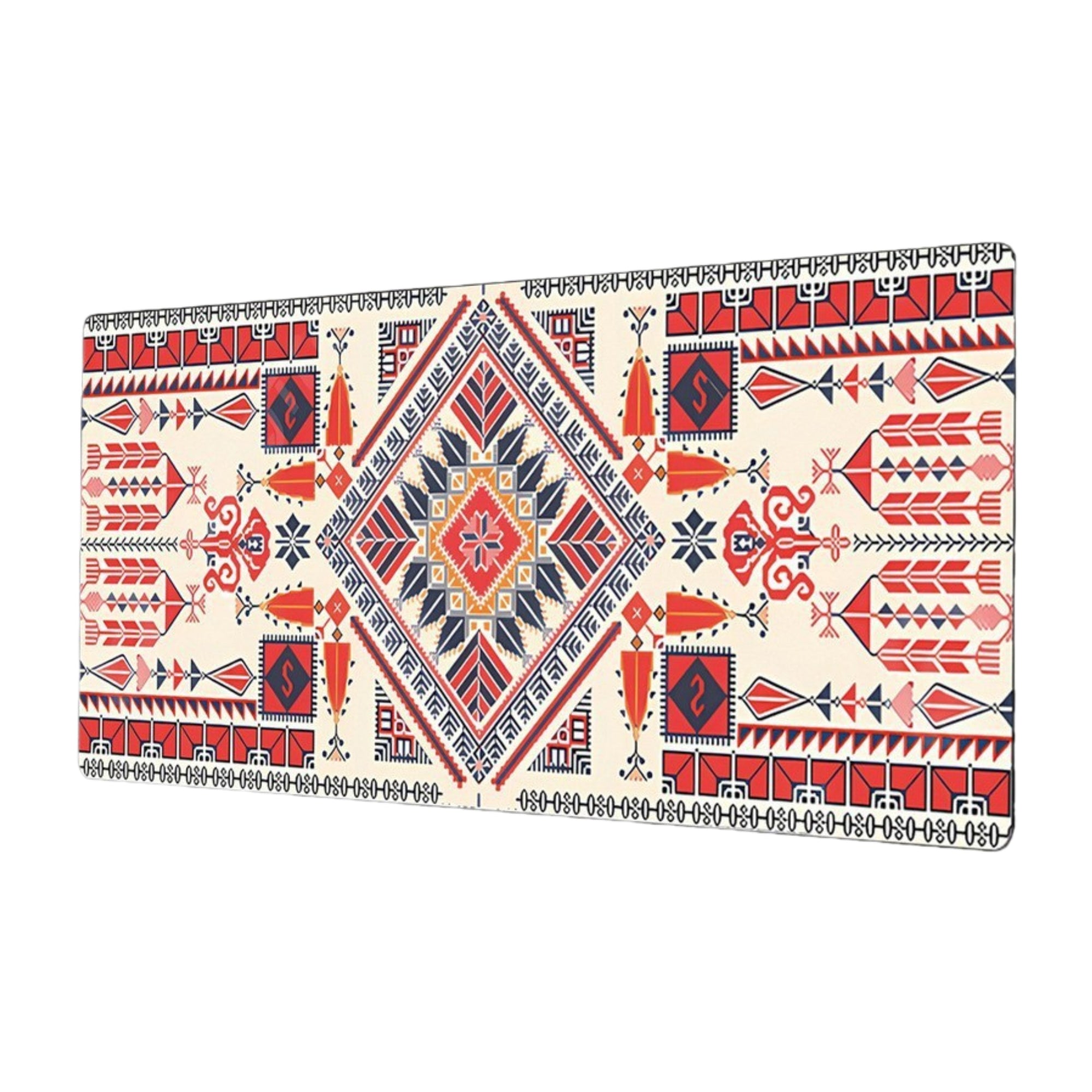 Anna-Kaci Vintage Pattern Desk Mouse Pad with Smooth Control Surface and Non Slip Rubber Base