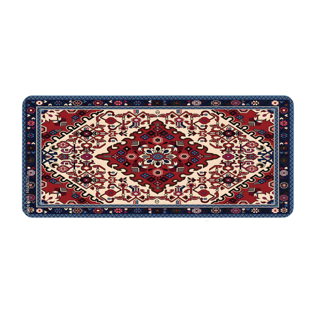 Anna-Kaci Vintage Pattern Desk Mouse Pad with Smooth Control Surface and Non Slip Rubber Base