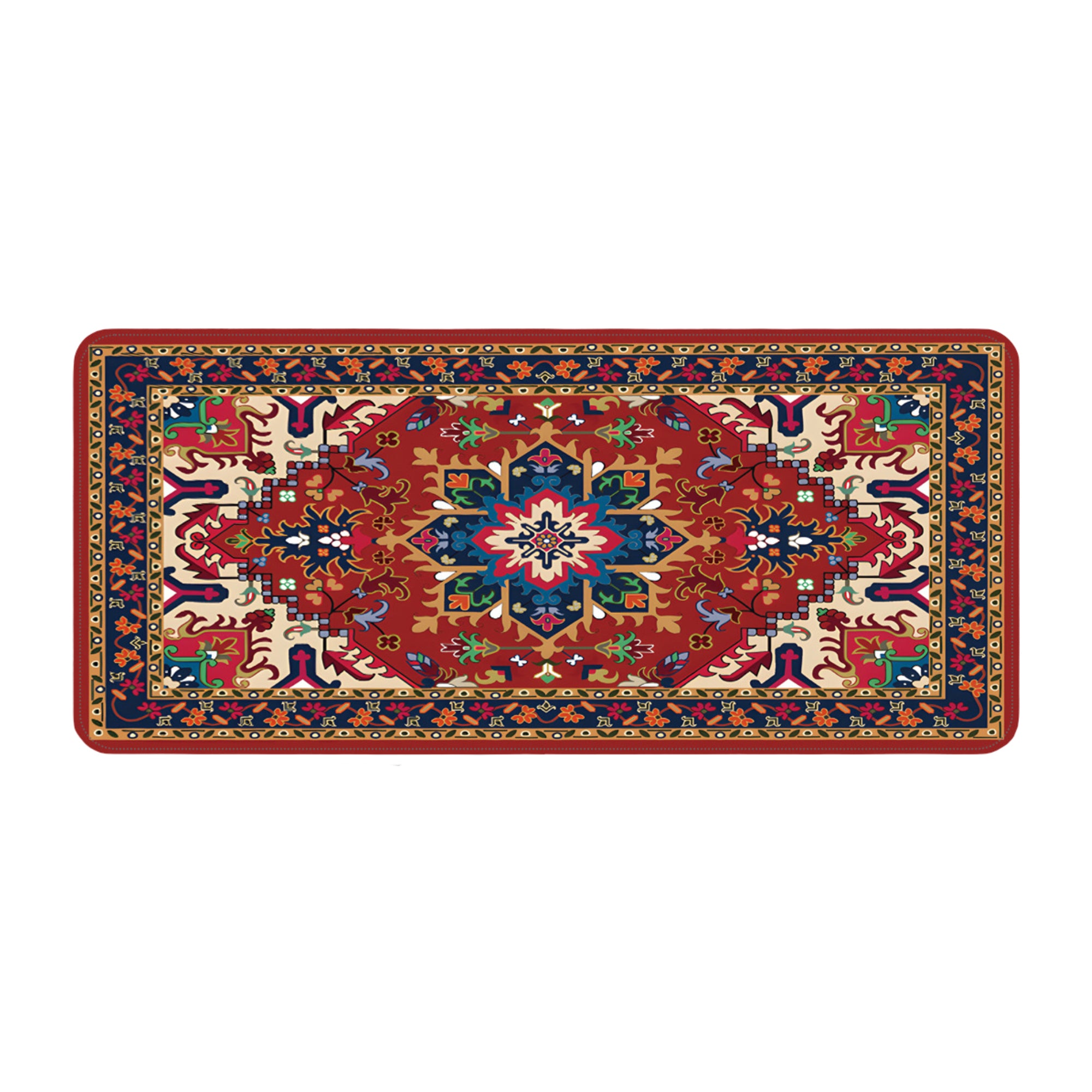 Anna-Kaci Vintage Pattern Desk Mouse Pad with Smooth Control Surface and Non Slip Rubber Base