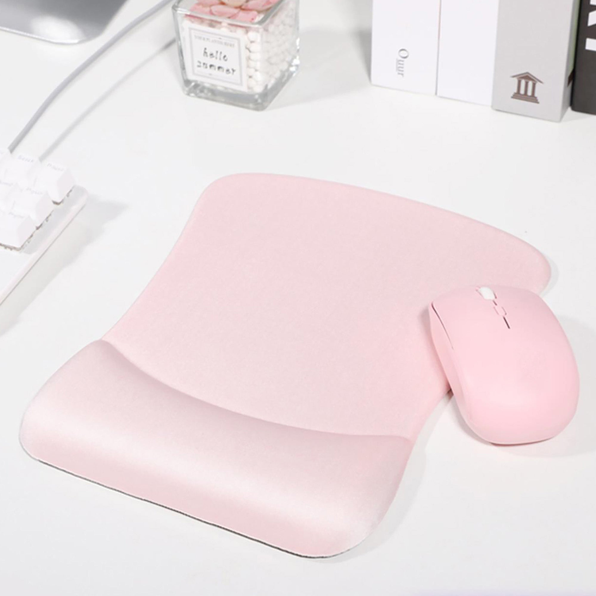 Anna-Kaci Ergonomic Memory Foam Wrist Support Mouse Pad with Non Slip Base