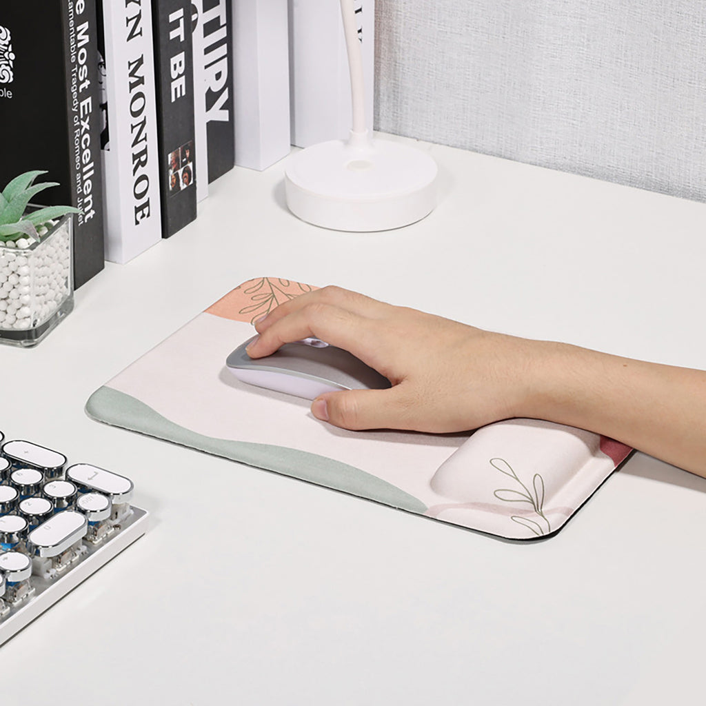 Anna-Kaci Ergonomic Mouse Pad with Memory Foam Wrist Support and Non Slip Base