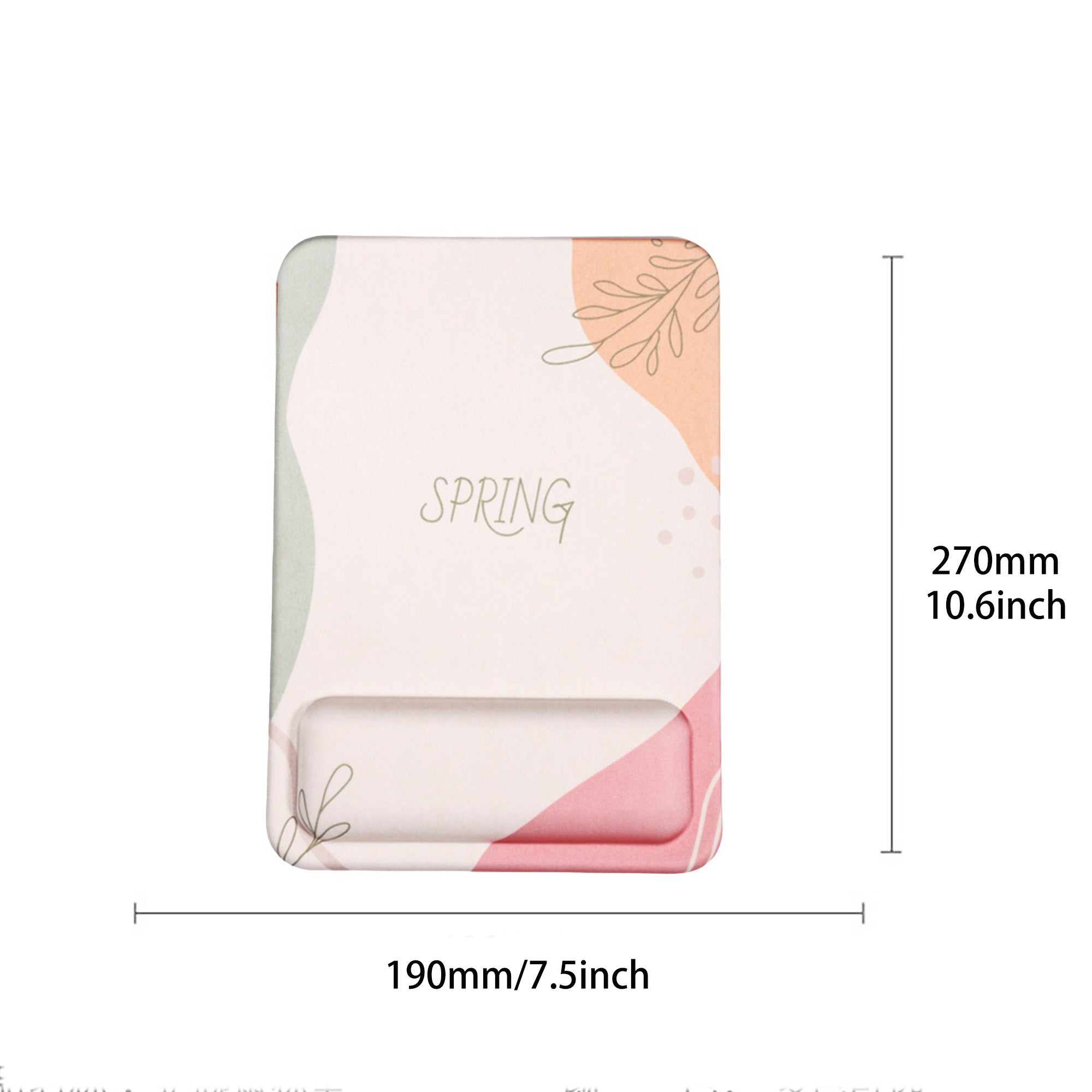 Anna-Kaci Ergonomic Mouse Pad with Memory Foam Wrist Support and Non Slip Base