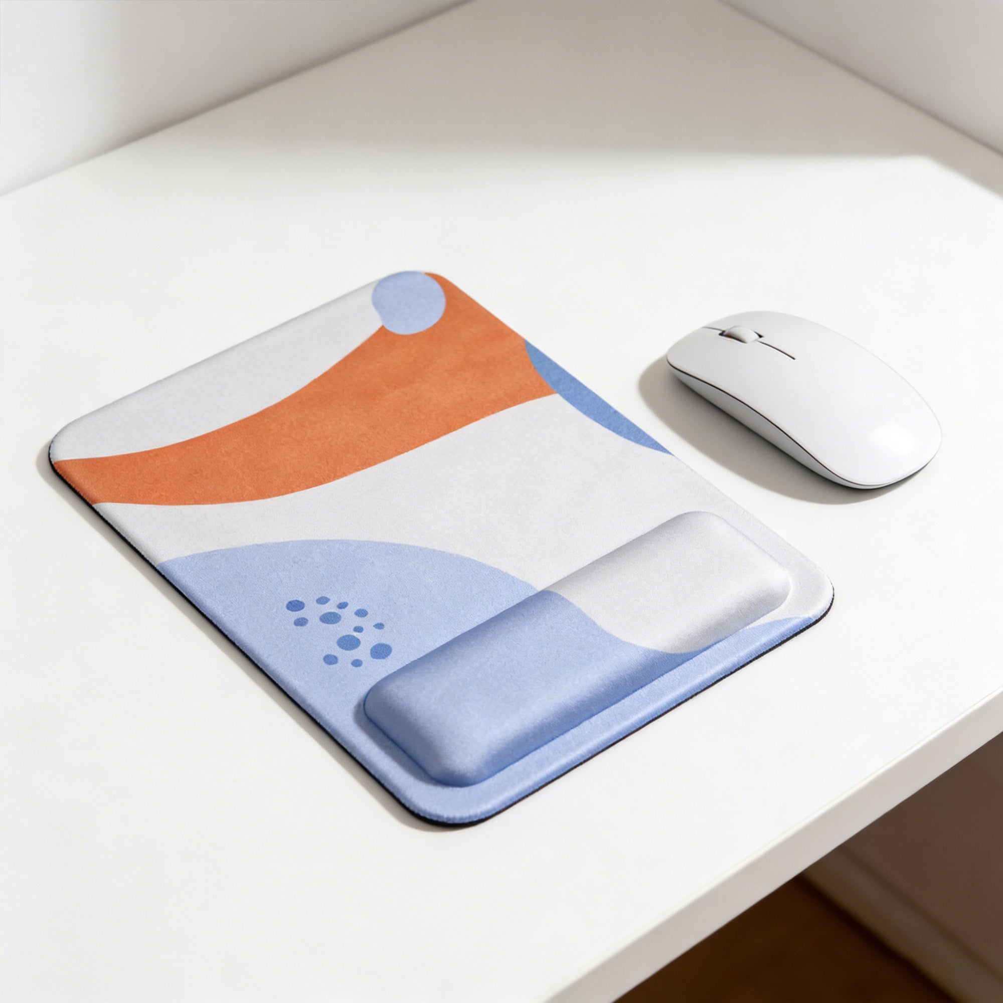 Anna-Kaci Ergonomic Mouse Pad with Memory Foam Wrist Support and Non Slip Base