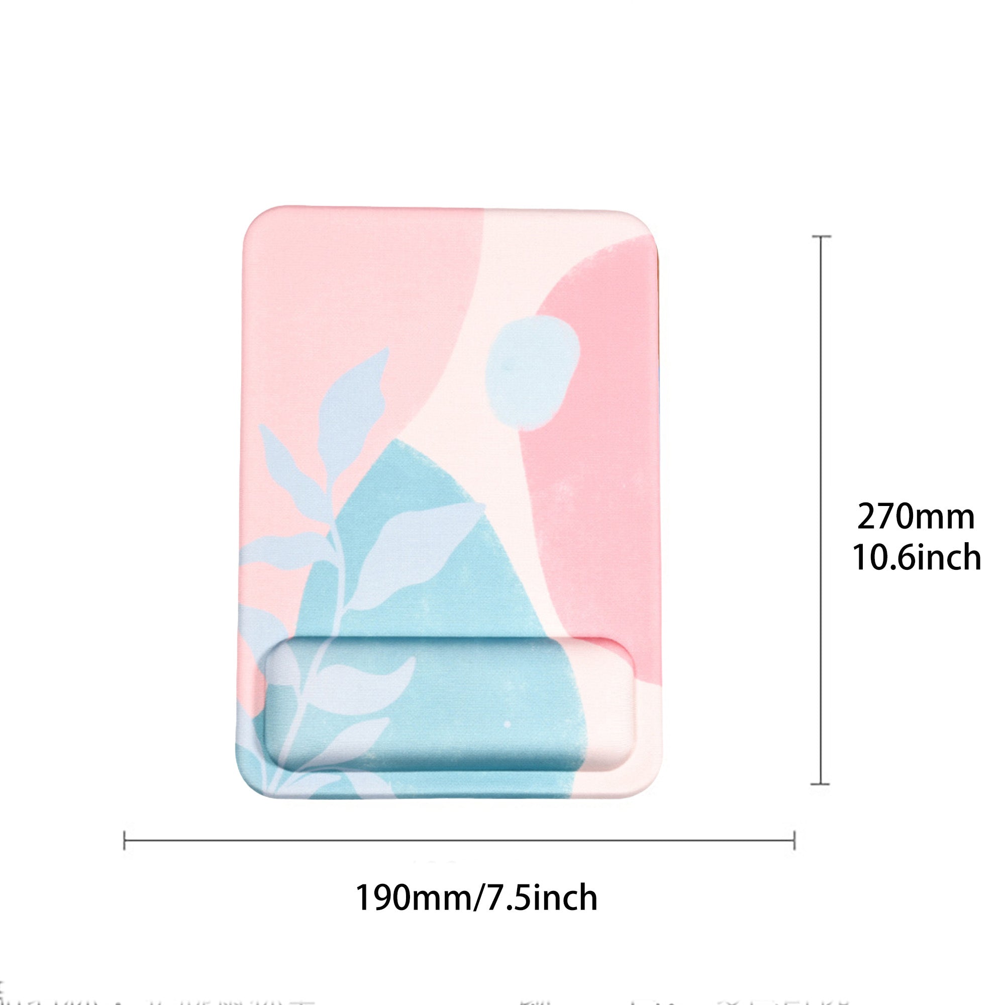 Anna-Kaci Ergonomic Mouse Pad with Memory Foam Wrist Support and Non Slip Base