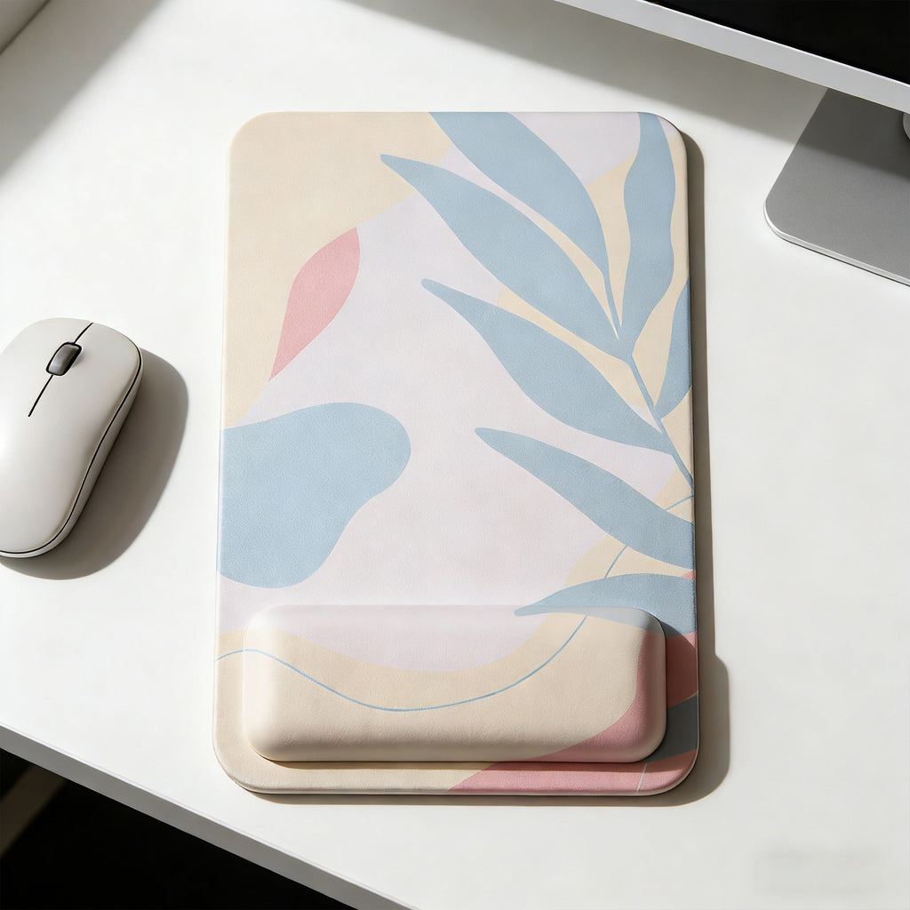 Anna-Kaci Ergonomic Mouse Pad with Memory Foam Wrist Support and Non Slip Base