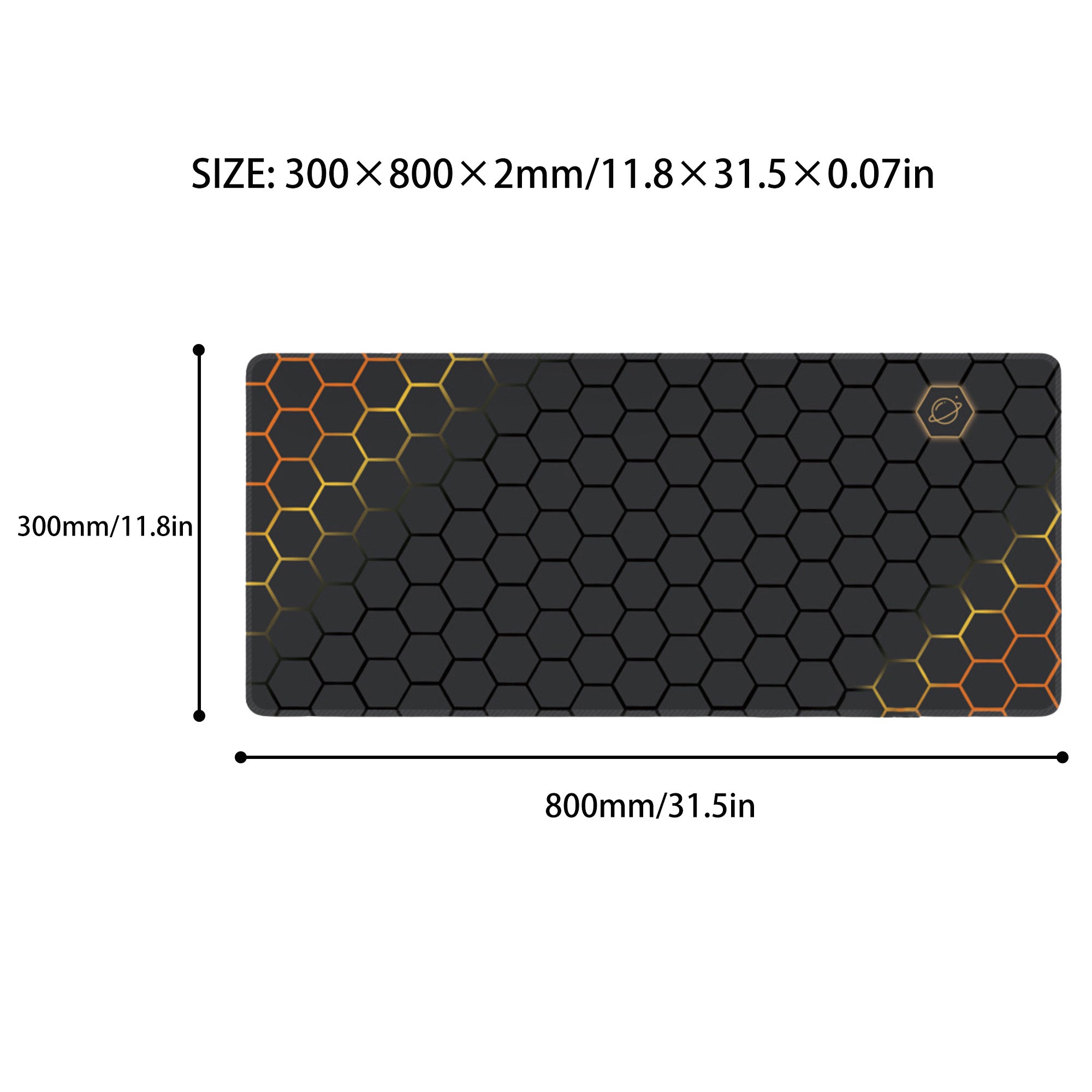 Anna-Kaci Extended Gaming Mouse Pad with Anti Slip Rubber Base and Smooth Precision Surface